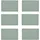 Zeller Platzset ZELLER PRESENT, grün (mint), B:30cm L:45cm, Platzsets, Kunstleder, metallic, 30x45 cm