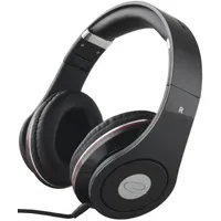 Esperanza Renell Stereo Kopfhoerer Schwarz Lautstaerkeregler 5m Kabel Adapter PC