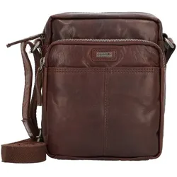Spikes & Sparrow Umhängetasche Leder 18 cm  braun