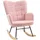 Maryplast Schaukelstuhl Retro Polyester 71 x 101 x 98 cm Rosa