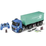 CARSON RC-Auto MB Arocs mit Container 1:20 CH RTR blau