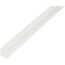 GAH Alberts Alberts Winkelprof. gleichsch., ungelocht L1000x B15x H15x S1, 2mm Kunststoff weiß