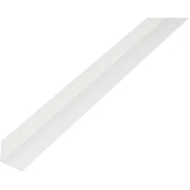 GAH Alberts Alberts Winkelprof. gleichsch., ungelocht L1000x B15x H15x S1, 2mm Kunststoff weiß