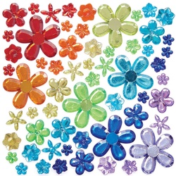Selbstklebende Blumen Strasssticker, 180 Stück (pro Set 180) Bastelbedarf Verzierung & Dekorationen