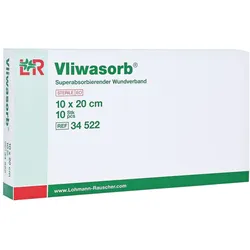 Vliwasorb Superabsorb.saugkomp.steril 10 St