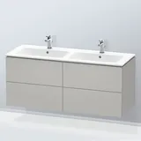 Duravit Waschtischunterschrank 4 Auszüge 129 x 55 x 48,1 cm Grau Matt