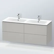 Duravit Waschtischunterschrank 4 Auszüge 129 x 55 x 48,1 cm Grau Matt
