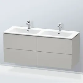 Duravit Waschtischunterschrank 4 Auszüge 129 x 55 x 48,1 cm Grau Matt
