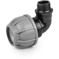 Bradas PE-Rohrwinkel 90° 25mm Außengewinde 3/4"