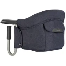 Inglesina Fast, Klappbarer Tischsitz, Blau (Ocean Navy), Leicht zu Transportieren, Waschbar, Sichere Befestigung, Bis 15 kg, 35 x 27 x 42 cm