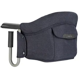 Inglesina Fast, Klappbarer Tischsitz, Blau (Ocean Navy), Leicht zu Transportieren, Waschbar, Sichere Befestigung, Bis 15 kg, 35 x 27 x 42 cm