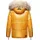 Navahoo Damen Winterjacke Warm Gefütterte Steppjacke mit Kunstfellkapuze Tikunaa