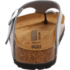 Birkenstock Gizeh Birko-Flor silver 39