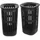 Brabantia Collect-It Wäschekorb 55 l (Schwarz), 2 St.