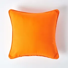 Homescapes Kissenbezug Homescapes 30 x 30 cm Orange