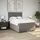 vidaXL Boxspringbett 140 x 200 cm Taupe