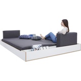 Müller SMALL LIVING Futonbett »MAUDE Bett«, weiß