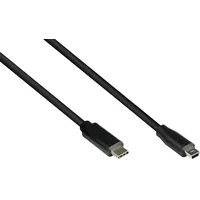Good Connections USB-C auf Mini B 1,8 m Schwarz