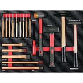 Mephisto XXL Premium Werkzeugwagen mit 9 Schubladen inkl. Ringschlüssel-Set