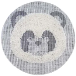 3D Spielteppich NAVAJO - Panda - Rund - 135cm