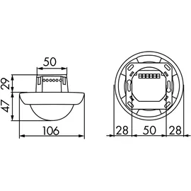 Beg Brück Electronic Bewegungsmelder PD4N-1C-UP