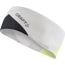 Craft reflektierendes Stirnband Craft adv Lumen Fleece weis gelb unisex weiß|grün S/M