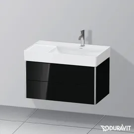 Duravit XSquare 78,4x46x39,7cm, 2 La, B r, wandhängend, sw hgl