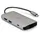 C2G USB-C 8-in-1 Mini-Dock mit HDMI, 2x USB-A, Ethernet, SD-Kartenleser und USB-C Power Delivery bis zu 100 W - 4K 30 Hz