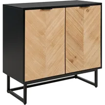 Beliani SIDEBOARD Schwarz