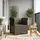 vidaXL 1-Sitzer Sessel Rattan-Look PP Hellgrau