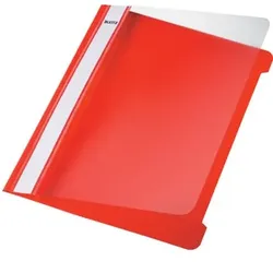 Schnellhefter Plastik, A5, rot