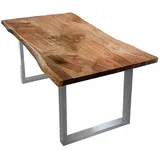KAWOLA LORE 90 x 78 x 180 cm braun/silber