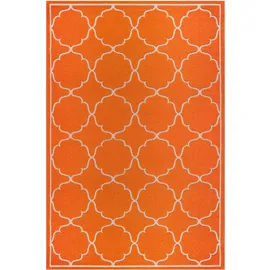 Sanat Teppich SANAT "Berlin", orange, B:60cm H:6mm L:110cm, Kunstfaser, Teppiche, Teppich, In -und Outdoor geeignet, robust und pflegeleicht