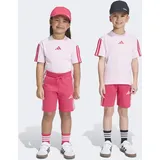 adidas LK 3S T-SET 160 Trainingsanzug Clear Pink/Power Pink 122