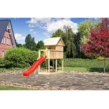 Akubi Spielhaus Frieda Set A mit Rutsche rot 91177