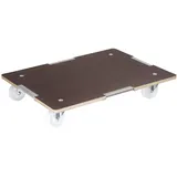 Wagner Transporthilfe MAXIGRIP für EUROBOXEN 80 x 60 x 13,5 cm, Rollen Ø 100 mm, Sicherung, Tragkraft 400 kg