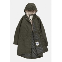 Seasalt Cornwall Plant Hunter 2 Regenjacke Khaki Grün Woodland Parka Wintermantel