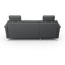 sit&more Ecksofa SIT & MORE "Palmera L-Form, B: 244 cm", grau (anthrazit), B:244cm H:89cm T:163cm, 100% Polyester, Sofas, Ecksofa, optional Bettfunktion & Bettkasten, Federkern