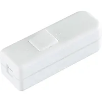 Inter Bär InterBär 8006-008.01 Schnurschalter Weiß 1 x Aus/Ein