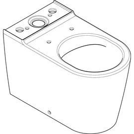 Hansgrohe EluPura S Stand-WC mit WC-Sitz Weiß