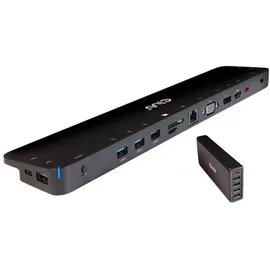 Club 3D USB Gen1 Typ-C Triple Display Dynamic PD Charging Dock m. 100 Watt