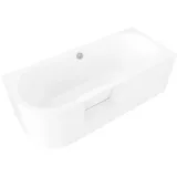 PORTAS Rechts Badewanne mit Tür, 170x75x60cm, Weiß