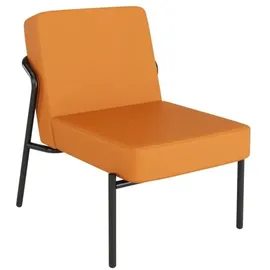 medso powered by paperflow Sessel MEDSO S Kunstleder 58,0 x 74,3 x 38,0 cm orange/schwarz