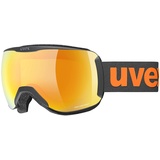 Uvex downhill 2100 CV black matt/orange-yellow - one size