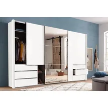 WIMEX Schwebetürenschrank Level by fresh to go 300 x 236 x 65 cm Weiß