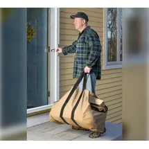 ShelterLogic Kaminholztasche Kunststoff 0,79 x 0,56 m Beige