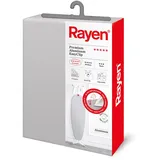 Rayen Bügelbrett-abdeckung Verstellbarer Bügelbezug EasyClip-System 4 Schichten: Schaumstoff, Fleece, 100% Baumwolle Und Aluminiumgewebe Premium-sortiment Größe: 130x47 cm Lichtgrau