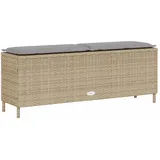 vidaXL Gartenbank 114 x 33 x 41 cm Beige