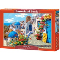 Castorland Spring in Santorini 2000 Teile Puzzle, bunt