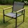 VCM Gartenstuhl Volasi 54 x 65 x 83 cm schwarz 4 St.